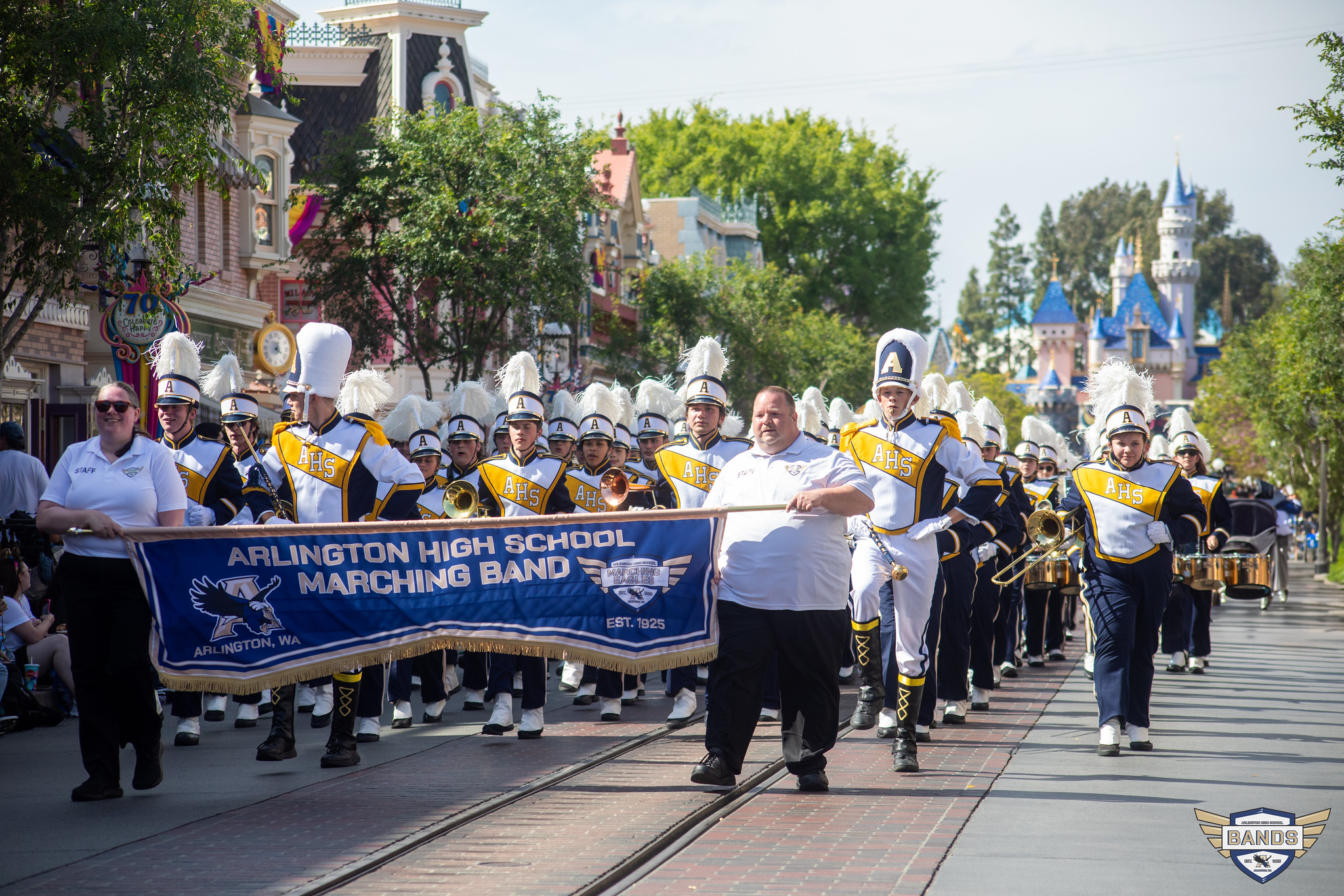 Band performance background