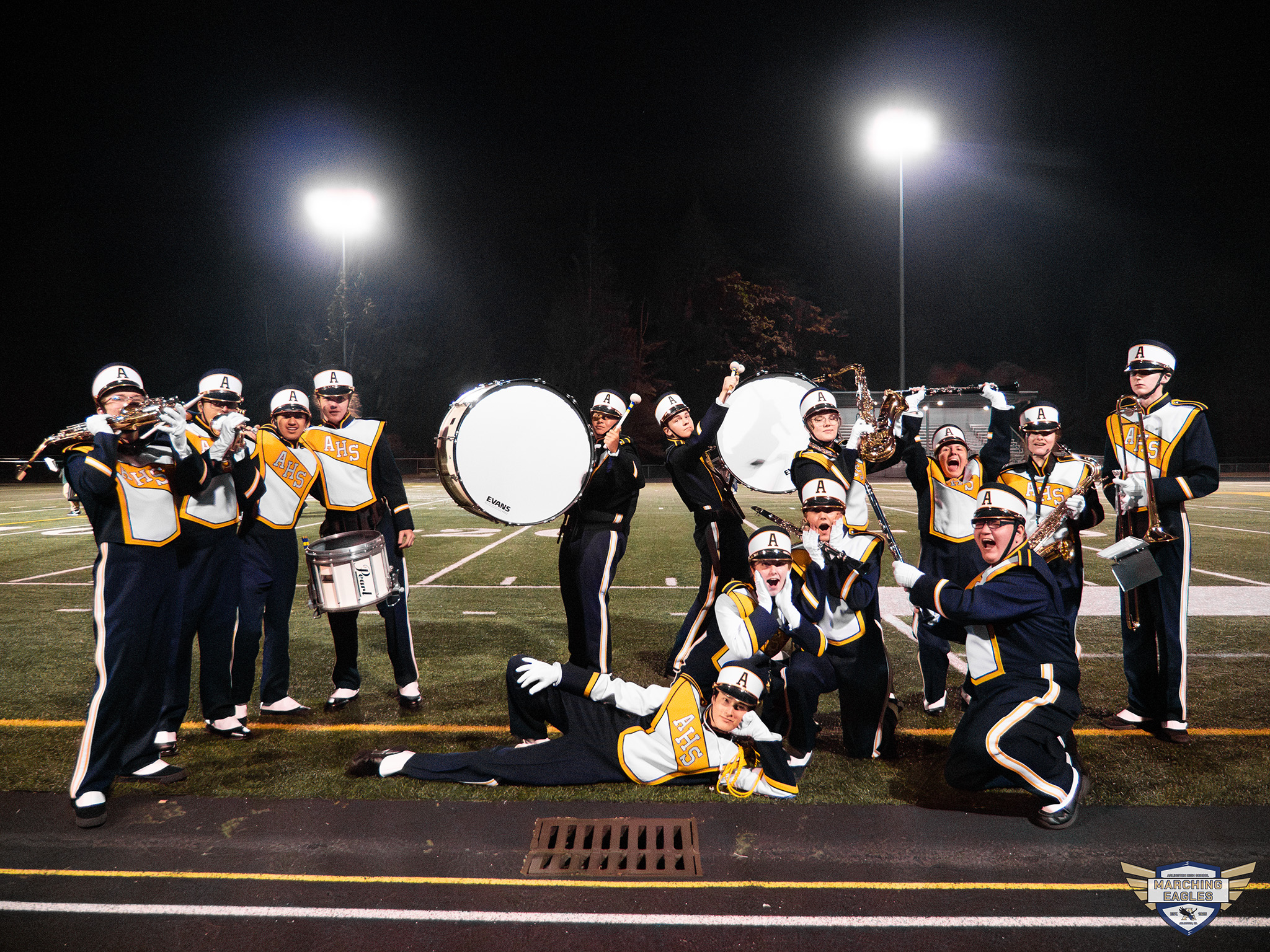 Band performance background